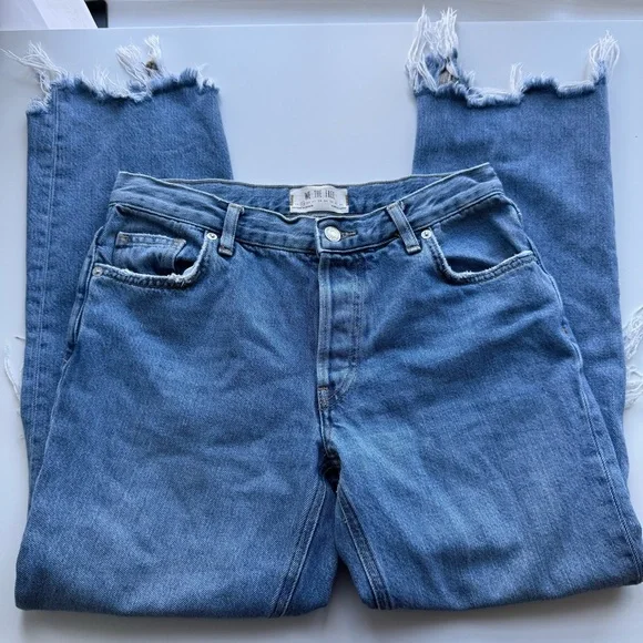 We The Free Distressed Blue Jeans Size 25 - Picture 6 of 9